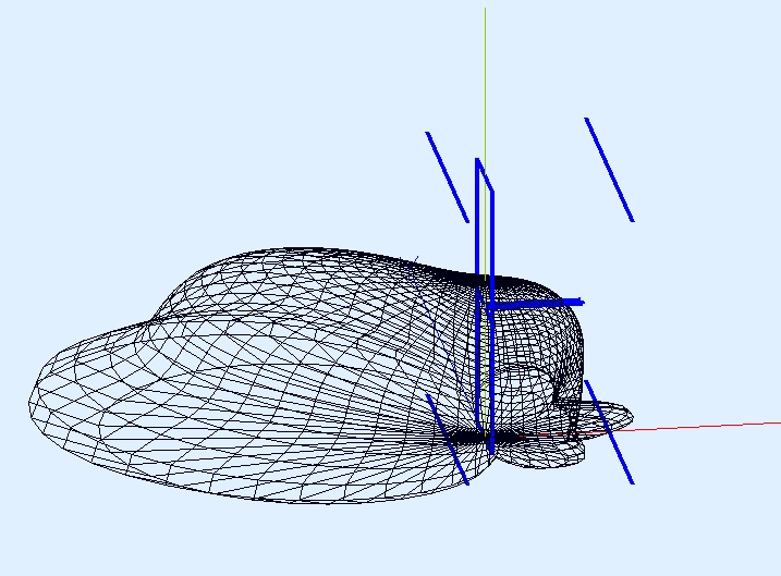 antenne squelette farfields 3D